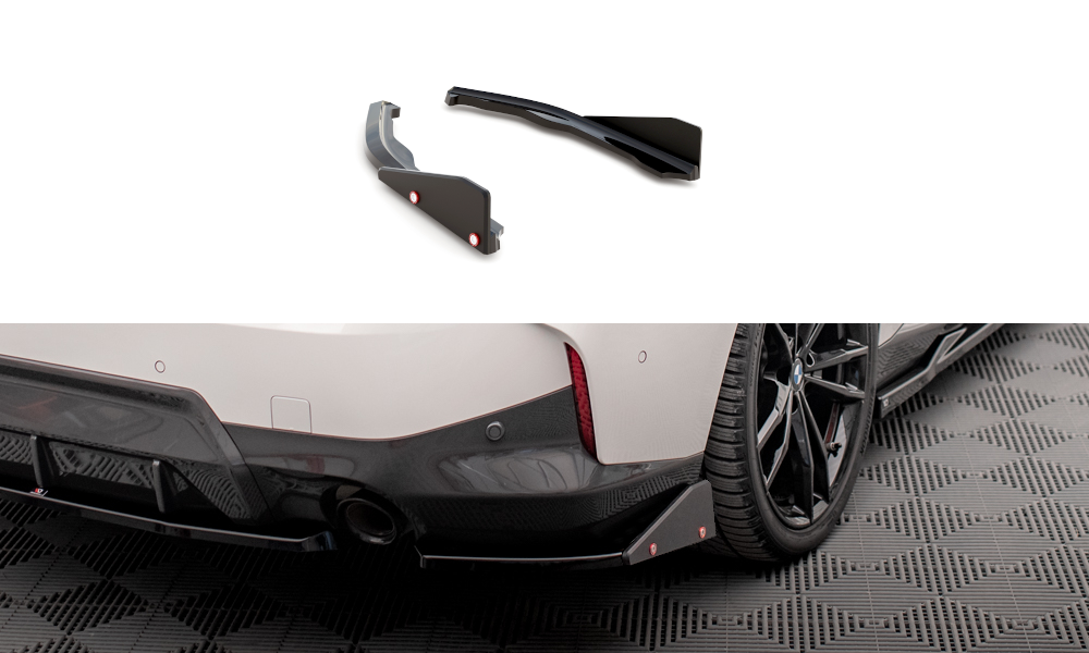 Maxton Heck Ansatz Flaps Diffusor V.2 +Flaps für BMW 2 Coupe M-Paket G42