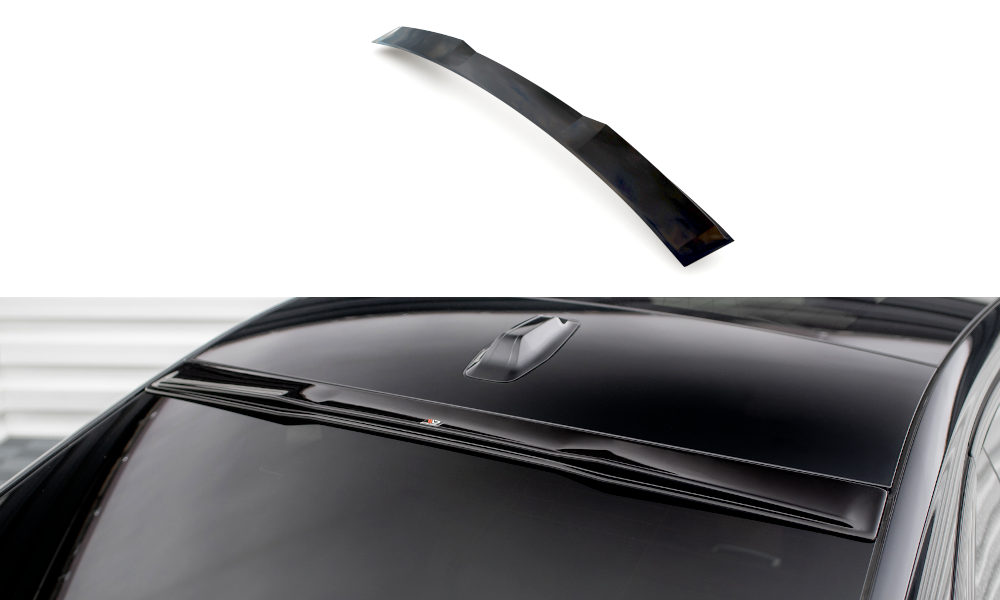 Maxton Heckscheiben Spoiler für BMW 7 M-Paket / M760e / i7 M-Paket / 7 Standard G70 schwarz Hochglanz
