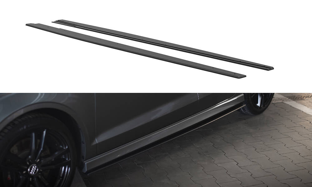 Maxton Street Pro Seitenschweller Ansatz für Audi S3 / A3 S-Line Limousine 8V