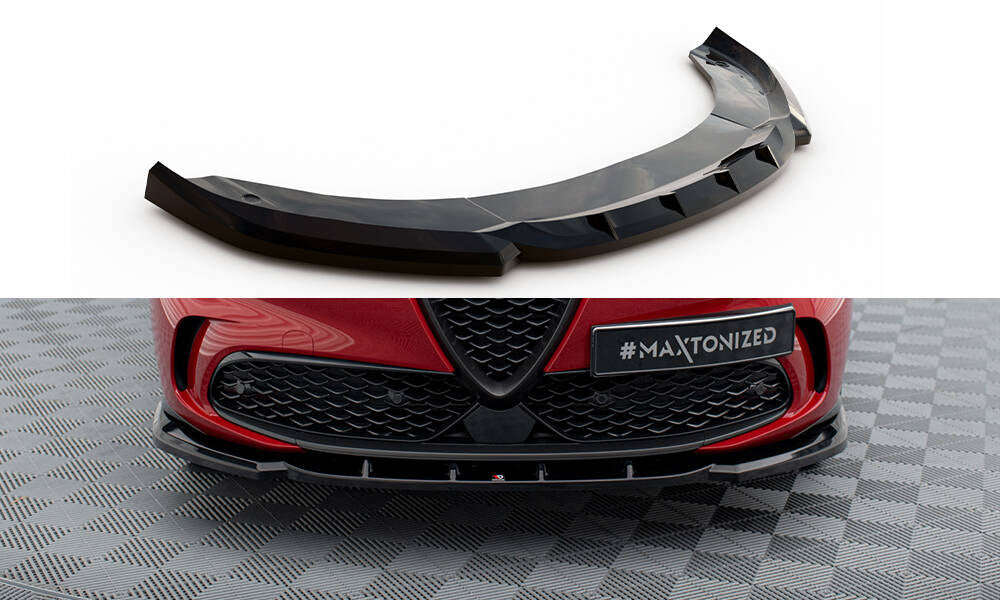 Maxton Front Ansatz V.2 für Alfa Romeo Tonale Mk1 schwarz Hochglanz