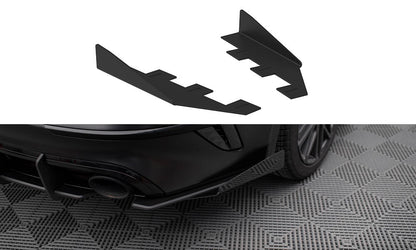 Maxton Hintere Seiten Flaps für Kia Proceed GT Mk1 Facelift schwarz Hochglanz
