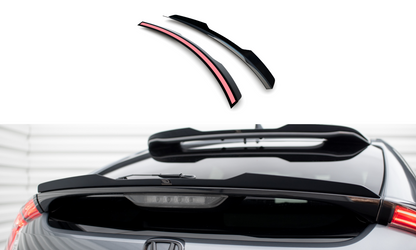 Maxton Niedriger Spoiler CAP für Honda Civic Sport Mk 10 schwarz Hochglanz