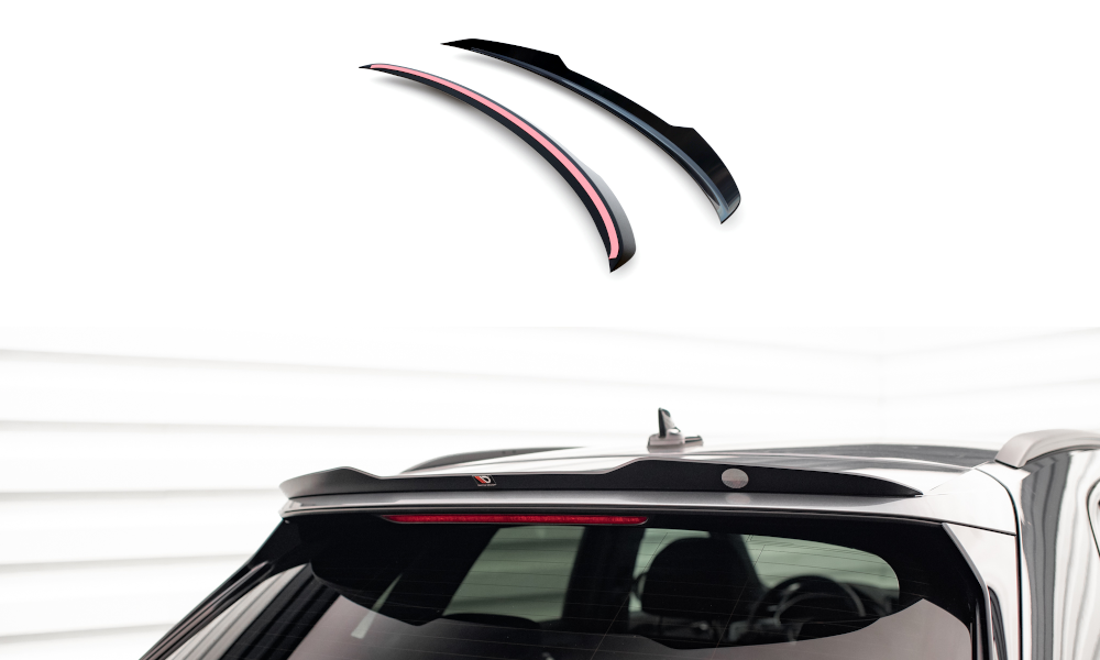 Maxton Spoiler CAP für Audi Q3 S-Line F3 schwarz Hochglanz