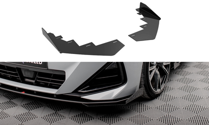 Maxton Front Flaps BMW 2 Coupe M-Paket / M240i G42 schwarz Hochglanz