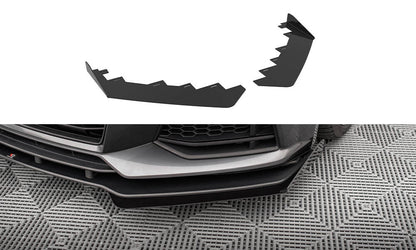 Maxton Front Flaps Audi TT S / S-Line 8S schwarz Hochglanz