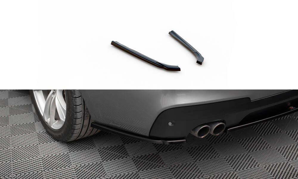 Maxton Heck Ansatz Flaps Diffusor für BMW 5er GT M-Paket F07 schwarz Hochglanz
