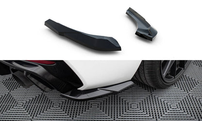 Maxton Heck Ansatz Flaps Diffusor V.5 für BMW 1er M-Paket / M140i F20 Facelift  schwarz Hochglanz