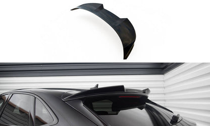 Maxton Spoiler CAP für 3D Audi Q3 Sportback F3 schwarz Hochglanz