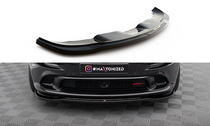 Maxton Front Ansatz für Jeep Grand Cherokee SRT WK2 Facelift schwarz Hochglanz