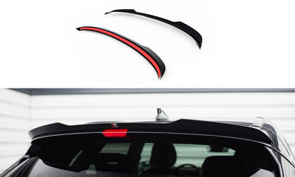 Maxton Spoiler CAP für Hyundai Kona N-Line Mk2 schwarz Hochglanz