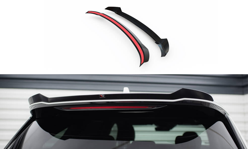 Maxton Spoiler CAP für Kia Sorento Mk4 schwarz Hochglanz