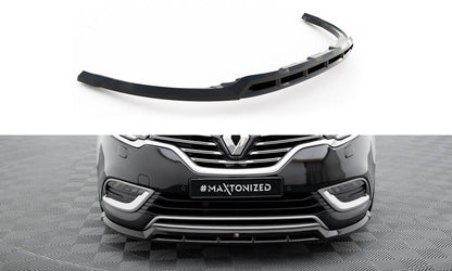 Maxton Front Ansatz für Renault Espace Mk5 Facelift schwarz Hochglanz