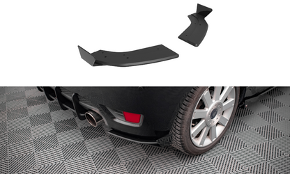 Maxton Street Pro Heck Ansatz Flaps Diffusor +Flaps für Ford Fiesta ST Mk6 schwarz Hochglanz