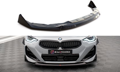 Maxton Front Ansatz V.3 für BMW 2 Coupe M-Paket / M240i G42 Carbon Look