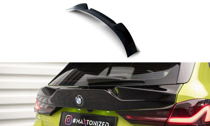 Maxton Heckscheiben Spoiler für BMW 1er F40 M-Paket / M135i schwarz Hochglanz
