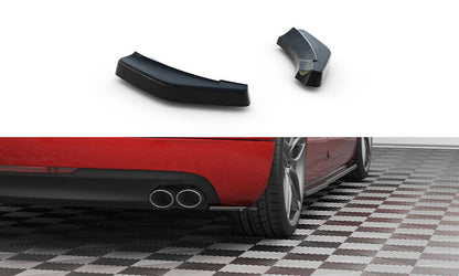 Maxton Heck Ansatz Flaps Diffusor für Audi TT 3.2 V6 8J schwarz Hochglanz
