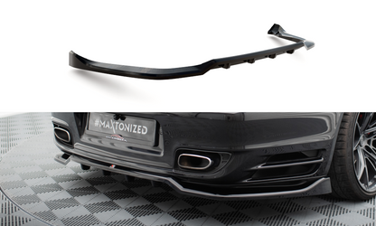 Maxton Mittlerer Diffusor Heck Ansatz DTM Look für Porsche 911 Turbo 997 schwarz Hochglanz