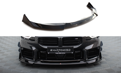 Maxton Front Ansatz V.5 für BMW M2 G87 schwarz Hochglanz
