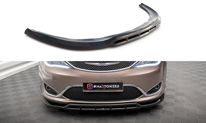 Maxton Front Ansatz für Chrysler Pacifica Mk2 schwarz Hochglanz