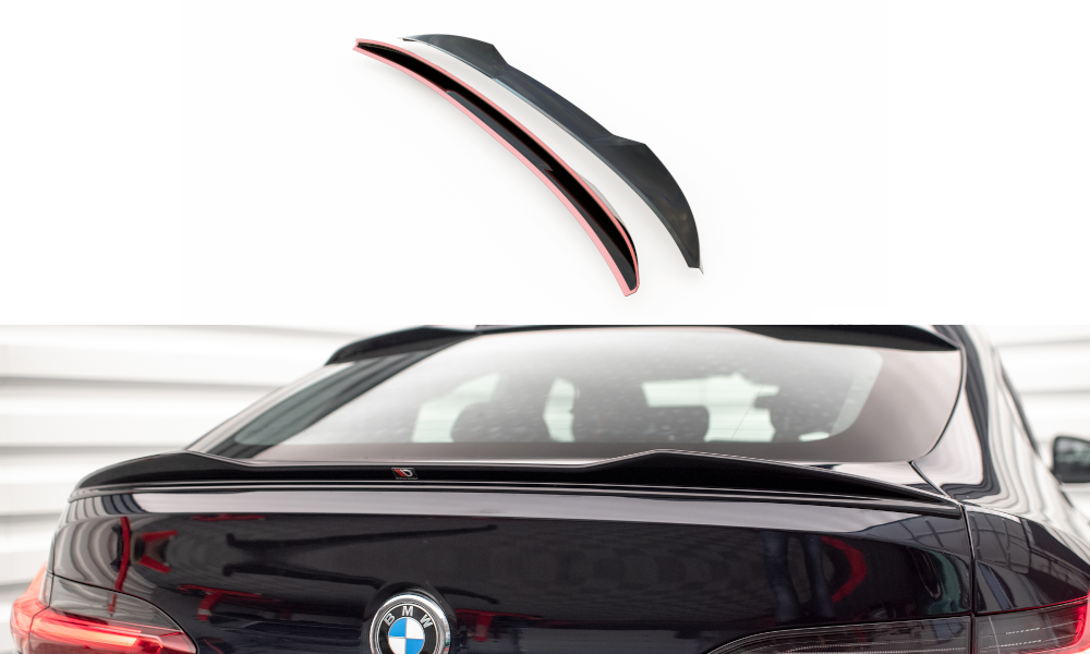 Maxton Spoiler CAP für 3D BMW X4 M-Paket G02 schwarz Hochglanz