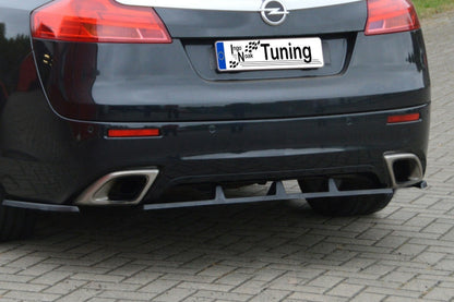 Heckeinsatz Opel Insignia OPC Ab Bj.: 2009- Schwarz Matt