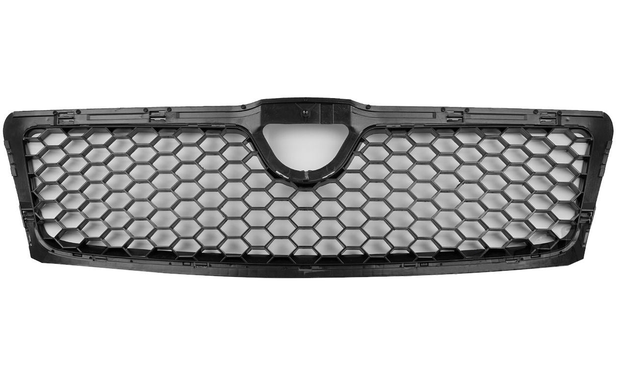 Maxton Kühlergrill Front Grill passend für Skoda OCTAVIA II 04-08 - Carbon Look