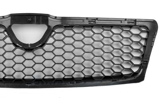 Maxton Kühlergrill Front Grill passend für Skoda OCTAVIA II 04-08 - Carbon Look