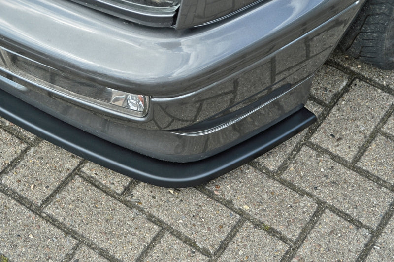 CUP Frontspoilerlippe nur passend für GTI Spoiler Volkswagen Golf 3 1H Schwarz Matt