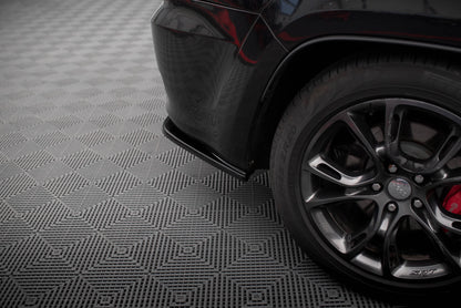 Maxton Heck Ansatz Flaps Diffusor für Jeep Grand Cherokee SRT WK2 Facelift schwarz Hochglanz