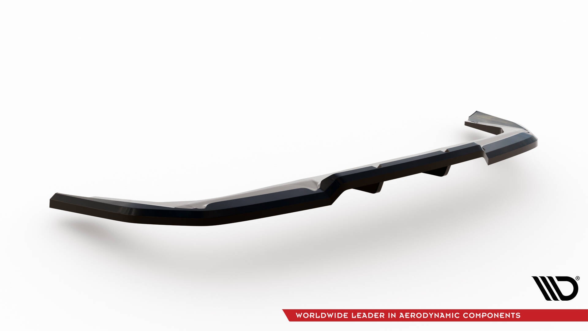 Maxton Mittlerer Diffusor Heck Ansatz DTM Look für BMW X1 M-Paket U11 schwarz Hochglanz