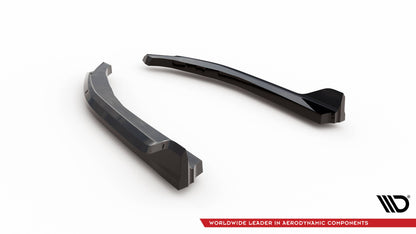 Maxton Heck Ansatz Flaps Diffusor für BMW 3er Limousine / Touring G20 / G21 Facelift schwarz Hochglanz