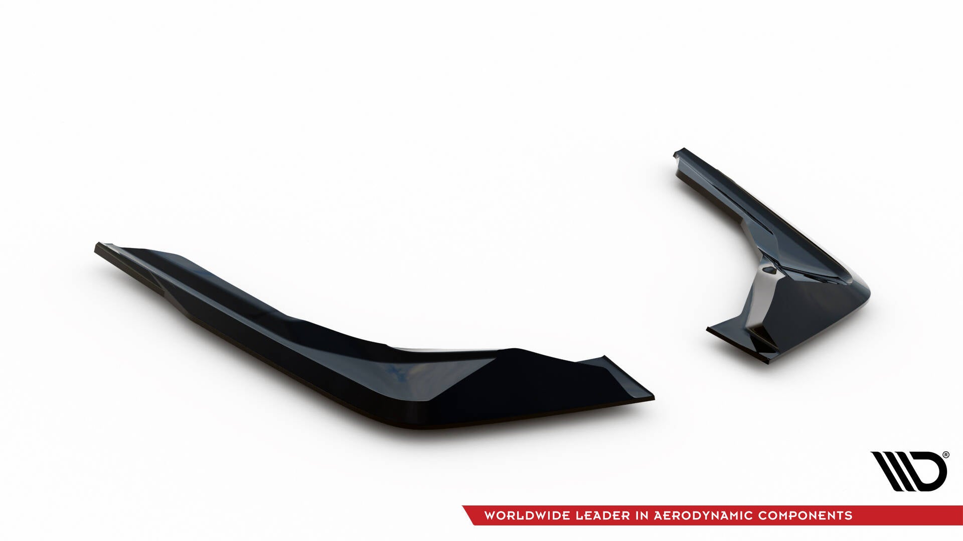 Maxton Heck Ansatz Flaps Diffusor für BMW M2 M-Performance G87 schwarz Hochglanz