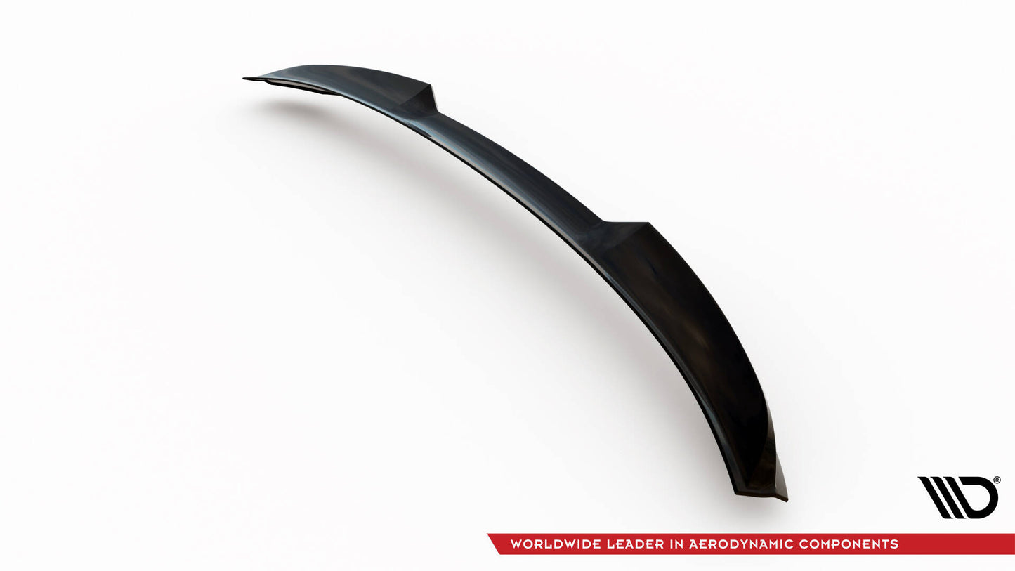 Maxton Niedriger Spoiler CAP für 3D Bentley Bentayga Mk1  schwarz Hochglanz