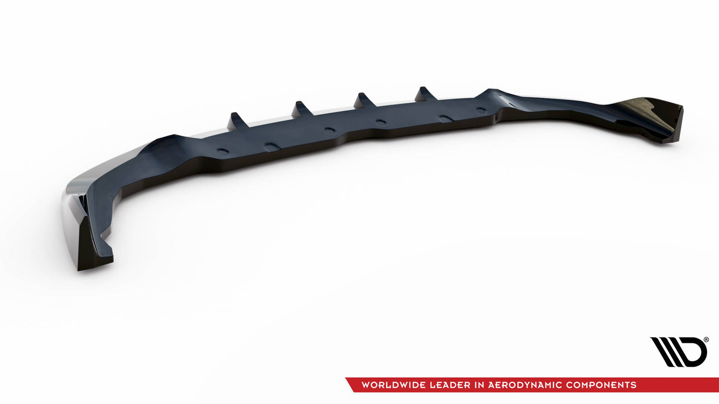 Maxton Front Ansatz V.7 für BMW 1er F40 M-Paket / M135i  schwarz Hochglanz