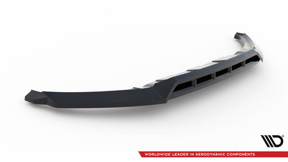 Maxton Front Ansatz für Jaguar F-Pace R-Sport Mk1 schwarz Hochglanz