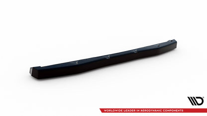 Maxton Mittlerer Diffusor Heck Ansatz für BMW 4er M440i G22 schwarz Hochglanz
