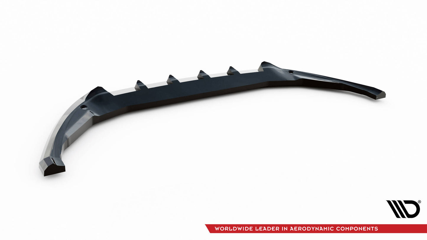 Maxton Front Ansatz für Ford Transit Courier Mk1 schwarz Hochglanz