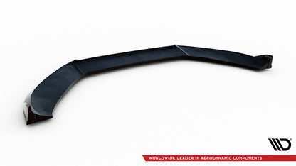 Maxton Front Ansatz V.3 für Audi S4 / A4 S-Line B8 schwarz Hochglanz