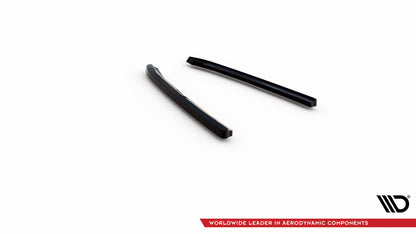 Maxton Heck Ansatz Flaps Diffusor V.2 für Audi A6 Avant C7 schwarz Hochglanz