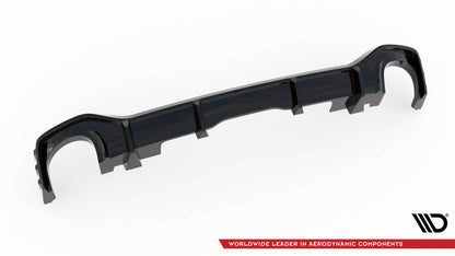 Maxton Diffusor Heck Ansatz für Audi RSQ8 Mk1 schwarz Hochglanz