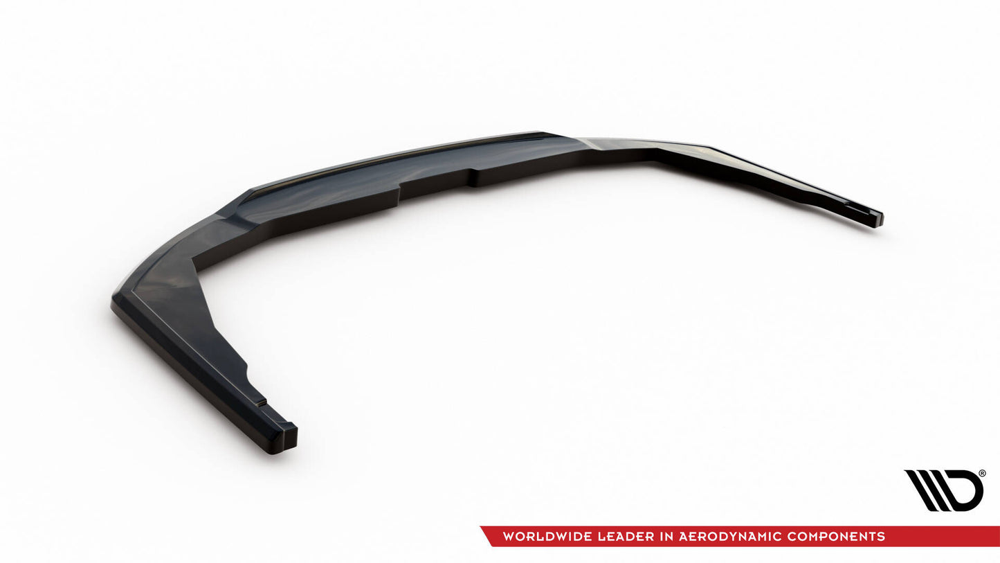 Maxton Zentrale Hinten Splitte Peugeot 308 Mk3 schwarz Hochglanz