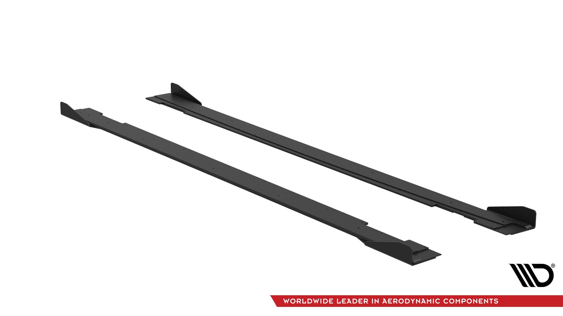 Maxton Street Pro Seitenschweller Ansatz für + Flaps Kia Stinger GT / GT-Line / Standard Mk1 schwarz Hochglanz