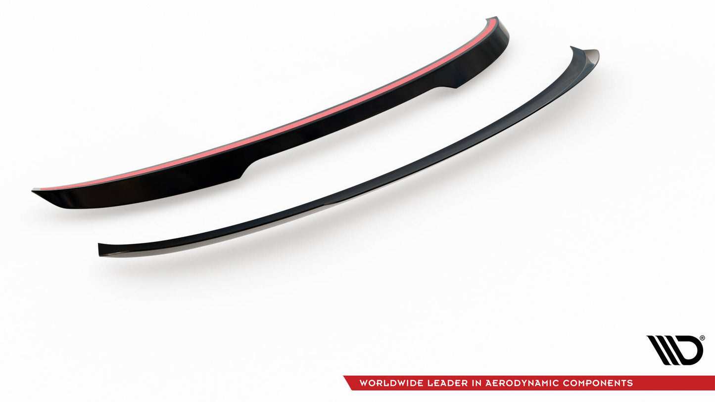 Maxton Spoiler CAP für BMW 5er GT M-Paket F07 schwarz Hochglanz