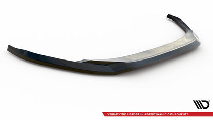 Maxton Front Ansatz V.2 für Audi A3 8Y schwarz Hochglanz