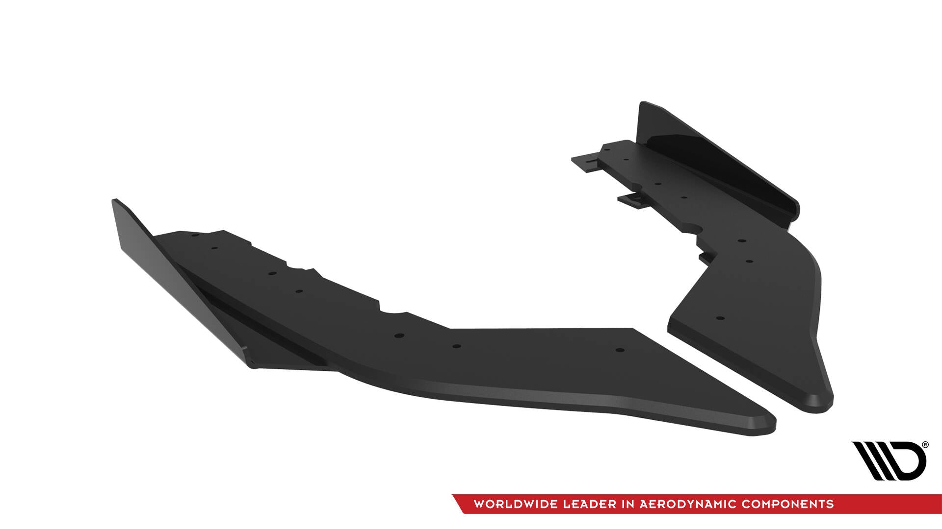 Maxton Street Pro Heck Ansatz Flaps Diffusor +Flaps für BMW 4er35i Coupe M-Paket F32 schwarz Hochglanz