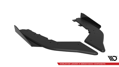 Maxton Street Pro Heck Ansatz Flaps Diffusor +Flaps für BMW 4er35i Coupe M-Paket F32 schwarz Hochglanz