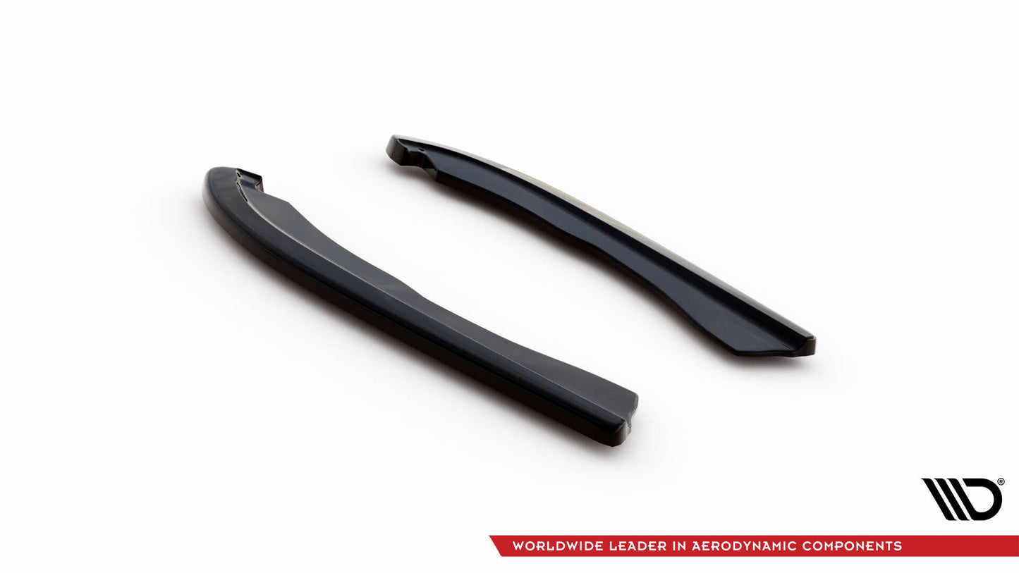 Maxton Heck Ansatz Flaps Diffusor V.1 für BMW M440I G22 schwarz Hochglanz