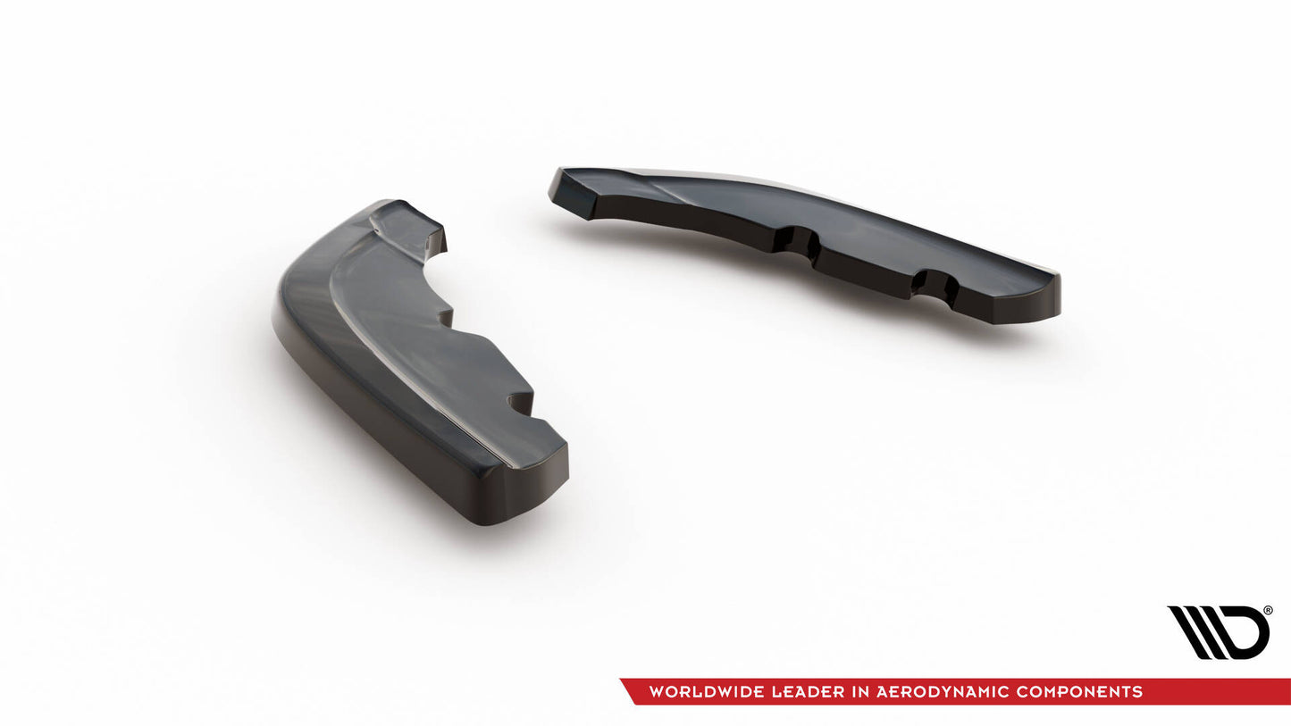 Maxton Heck Ansatz Flaps Diffusor V.1 für0 BMW 1er M-Paket / M135i F40 schwarz Hochglanz