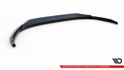 Maxton Front Ansatz V.2 für Audi A3 8Y schwarz Hochglanz