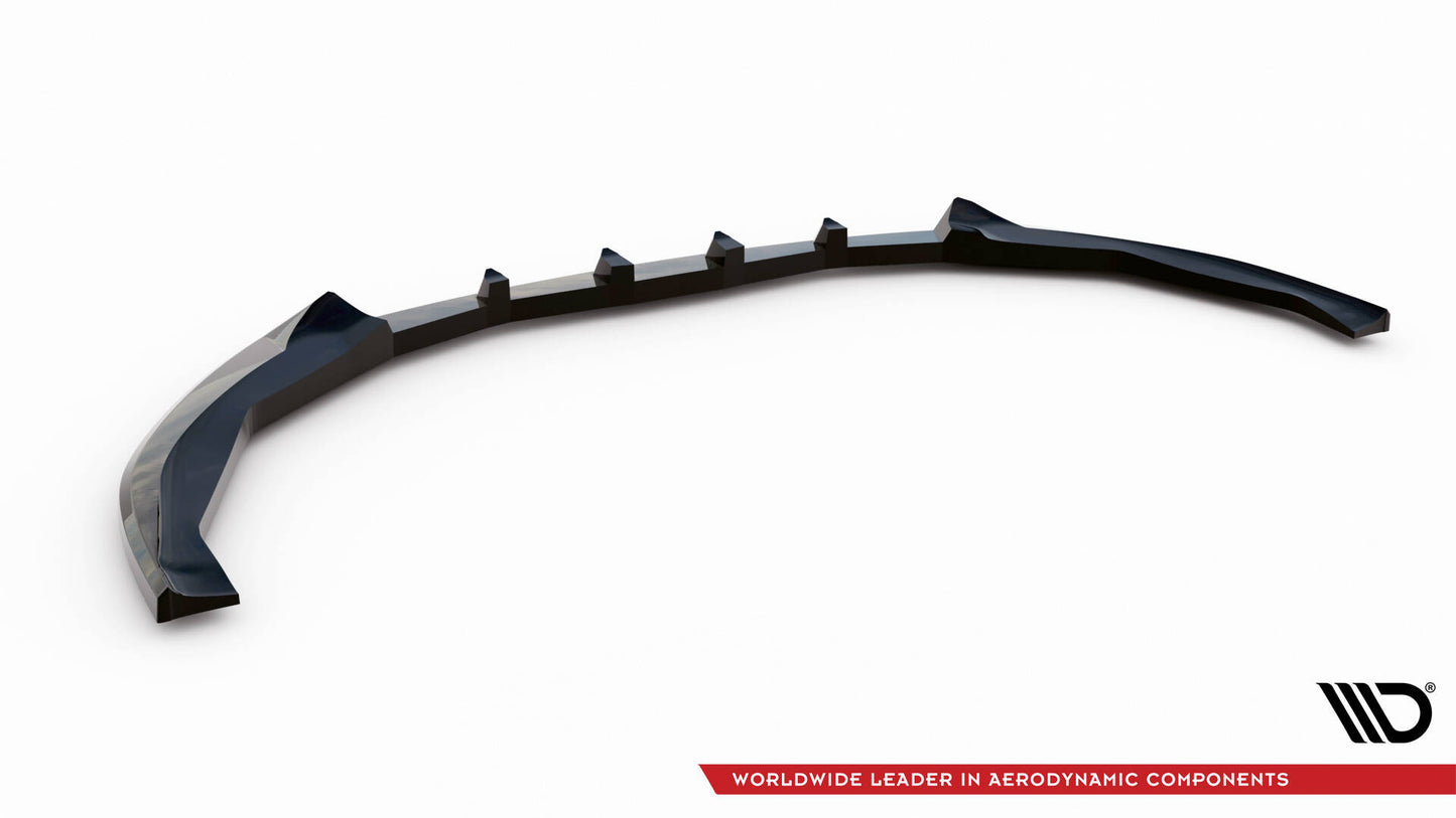 Maxton Front Ansatz für Ford Mondeo Sport Mk5 Facelift / Fusion Sport Mk2 Facelift schwarz Hochglanz